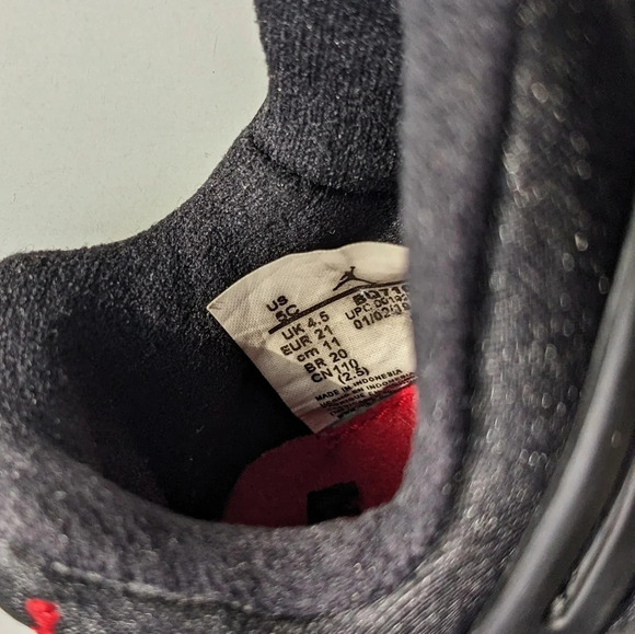 Nike Toddler Kids Air Jordan 11 Little Flex Sneakers Size 5C Black - Picture 5 of 7